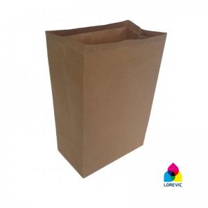 Saco Kraft Liso  - Fundo Reforçado Kraft 80g/m² Diversos Sem Impressão   